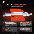 Front Left Exterior Door Handle with Keyhole & LED for Kia Sedona (2015–2021)