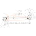 Set of 2 Front Stabilizer Sway Bar Links for Nissan Sentra (2007-2012)