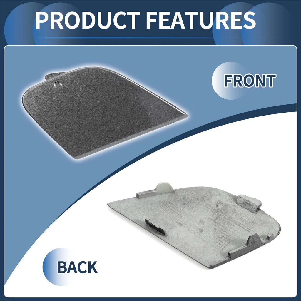Rear Bumper Tow Hook Cap for Mercedes-Benz (No.A1728853723) Selenite Grey