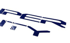 Tailgate Insert Letters Blue Premium for 2020-2022 Ford Super Duty