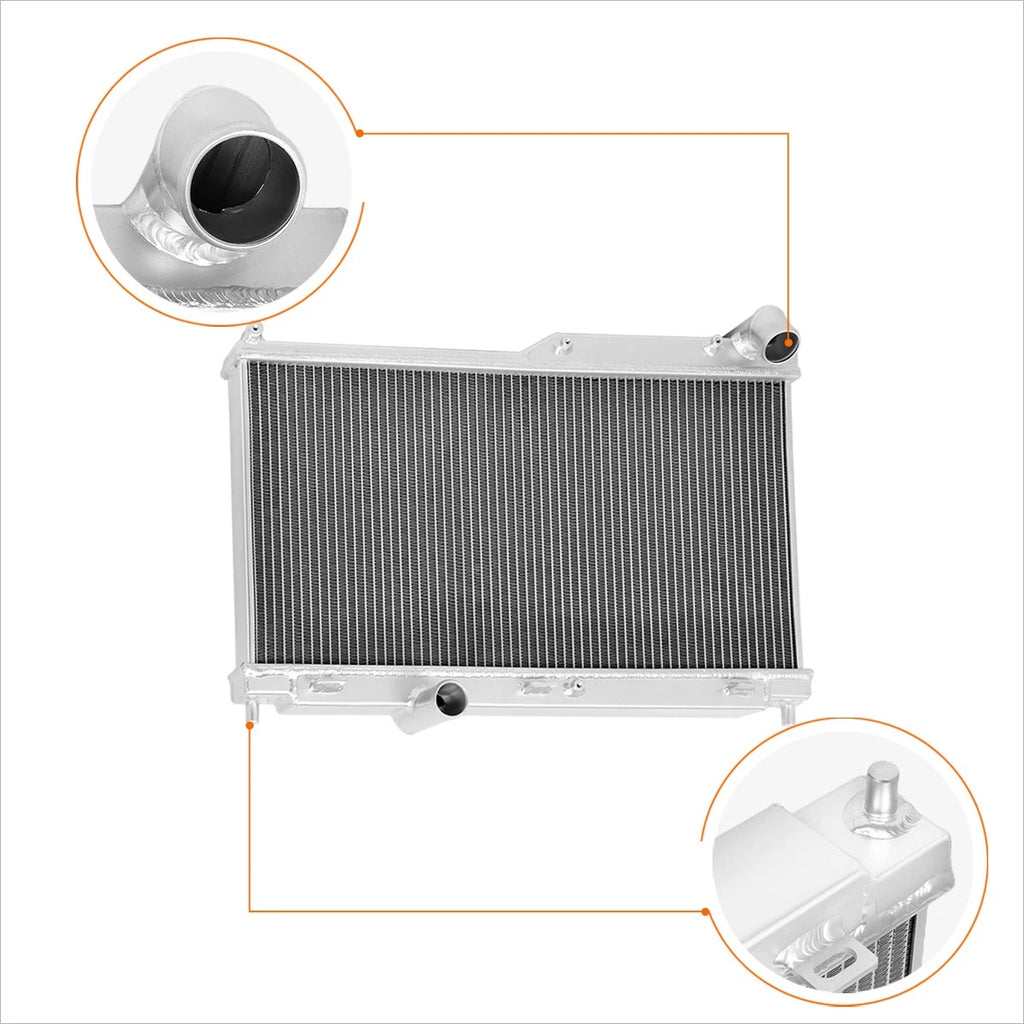 2-Row Dual Core Cooling Radiator for Mazda RX-7 FD FD3S (1993–1995)