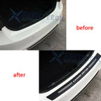 4D Carbon Fiber Car Trunk Guard Plate Film for Model (2010-2020)