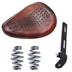 Leather Solo Seat for Honda Bobber Chopper