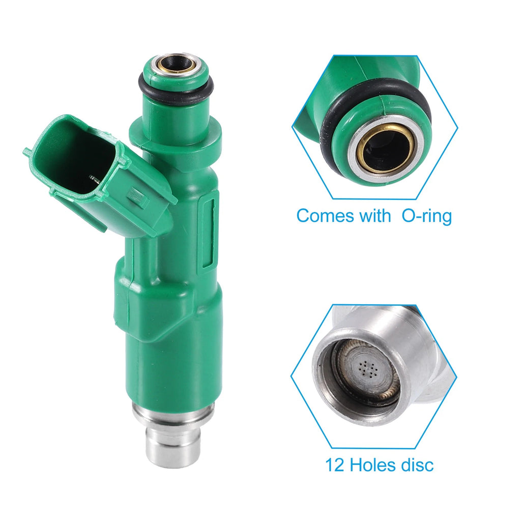 Set of 4 Fuel Injectors 23209-21020 for Toyota Prius 1.5L (2003–2009) & Scion xA xB