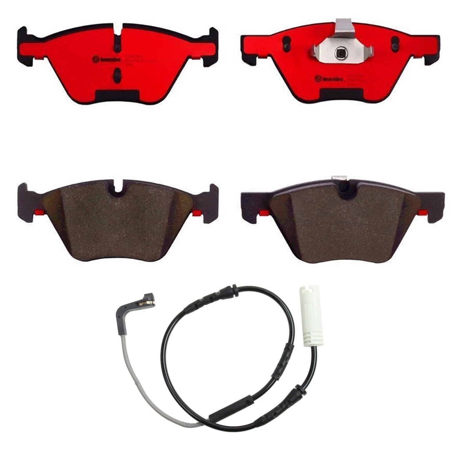 Front Ceramic Brake Pads with Sensor Kit for BMW E90 E91 E92 328i (2007–2008)