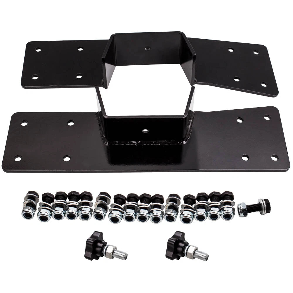 2X Rear Axle Lowering C-Notch Kit for Chevy Silverado GMC Sierra 1500 (1999–2006)
