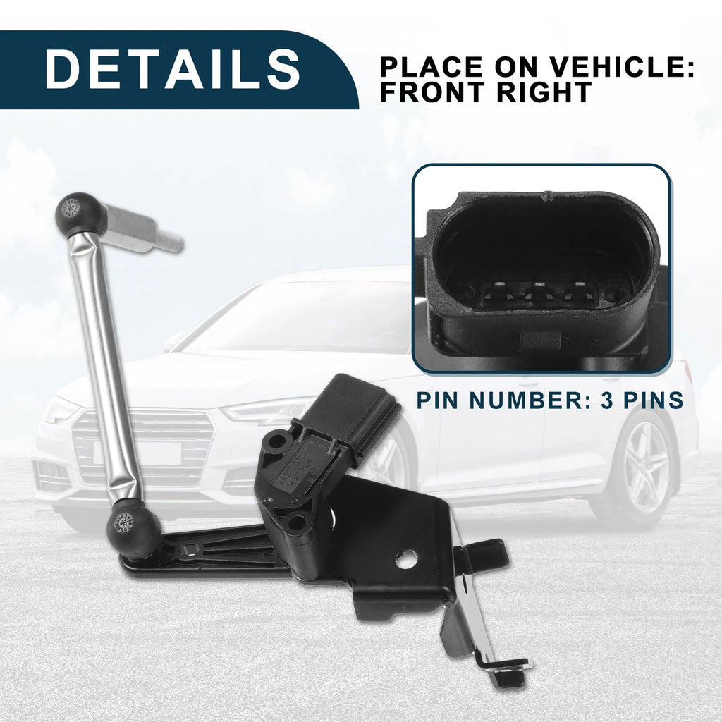 Air Suspension Ride Height Level Sensor for Audi A4 (2002–2008) No. 8W0941286C