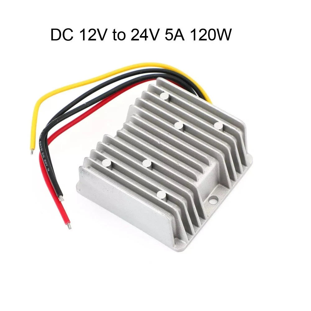 DC/DC Converter Regulator 12V to 24V 5A 120W for Golf Cart