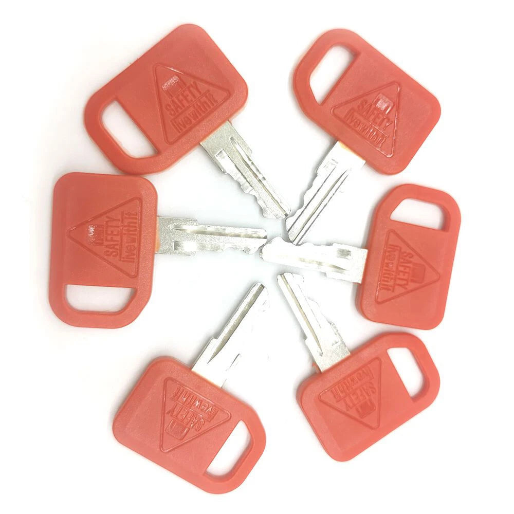 6 Pcs Ignition Keys AT195302 AR51481 for John Deere 1200 210C (2000–2005)