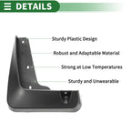 Set of 2 Mud Flap Splash Guards for Lexus ES350 (2013–2018)