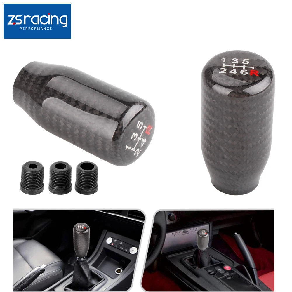 Aluminum Manual Transmission Shifter with Carbon Fiber Knob for JDM Vehicles
