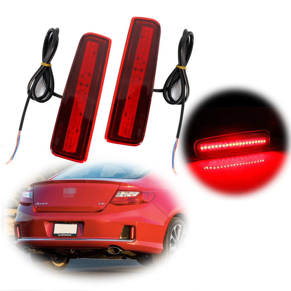 Set of 2 LED Rear Fog Lights for Honda Accord Coupe (2013–2015)