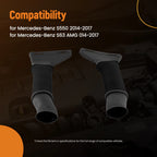 2pcs Air Cleaner Intake Hose Duct Assembly for Mercedes-Benz S550 S63 (2014–2017)