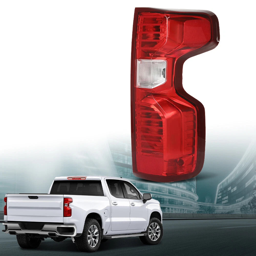 Right Side Incandescent Tail Light for Chevy Silverado (2019–2023)