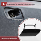 Front Left Washer Nozzle Cover Cap for Mercedes-Benz GL350 (2013–2016) Black