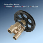Water Sea Pump for OMC Volvo Penta (6.5" Pulley)