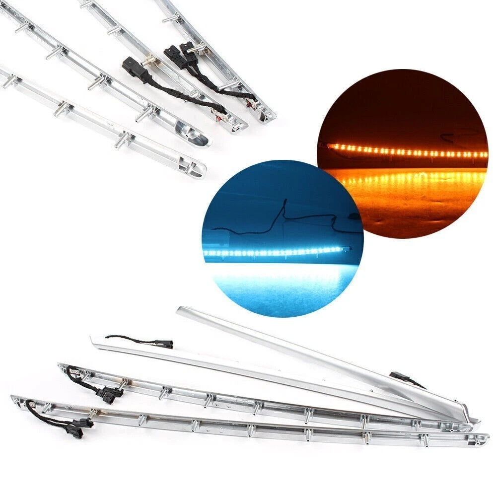 LED Door Panel Ambient Light Strip for BMW F30 (2012–2019) - Dual Color Blue & Orange
