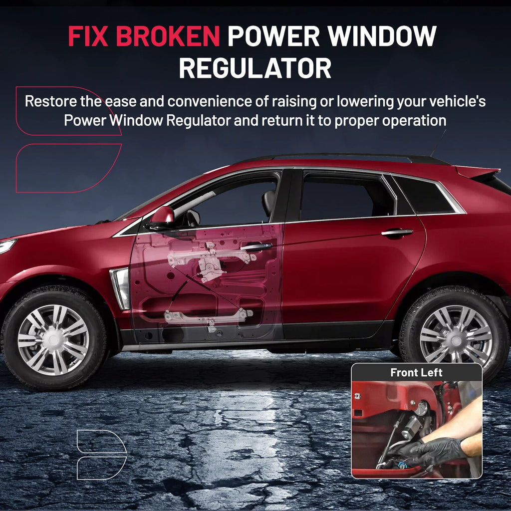 Power Window Regulator with Motor for Cadillac SRX (2010–2015)