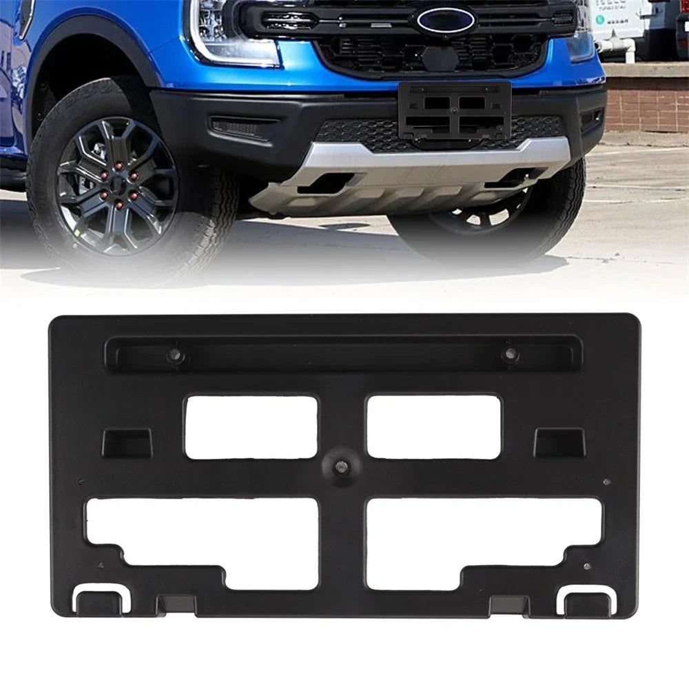 Black Front License Plate Bracket Holder for 2019-2022 Ford Ranger
