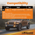 2.5" Suspension Lift Kit w/ Shocks for Jeep Wrangler JLU (2018–2023)