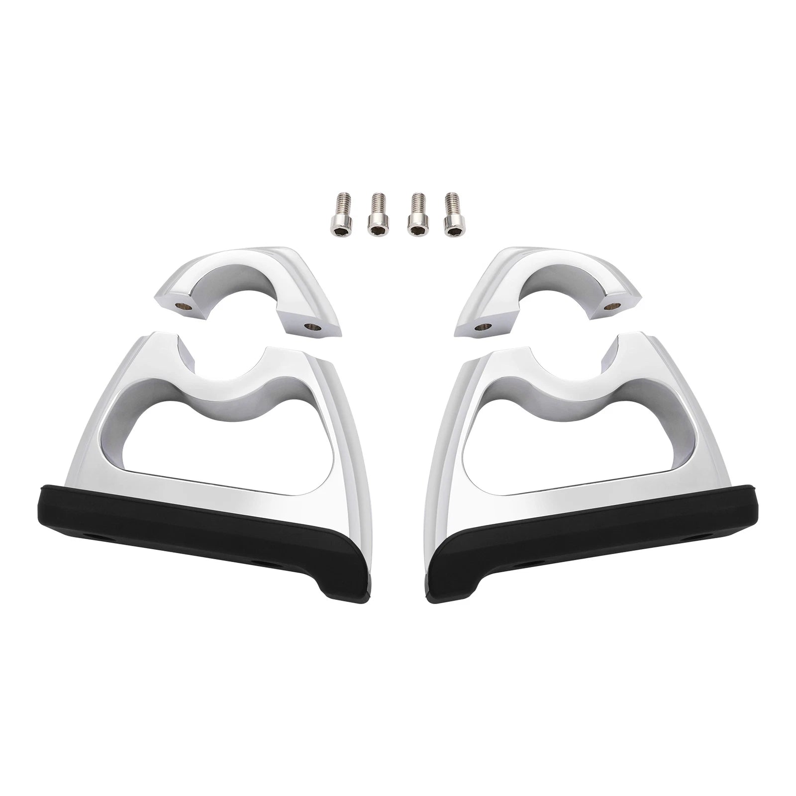 Toe Rests Foot Pegs for Harley Street Glide, Softail, Dyna (1 1/4")