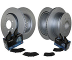 Front Rear Brake Kit Rotors Akebono Ceramic Pads for Ford F-150 (2004–2023)