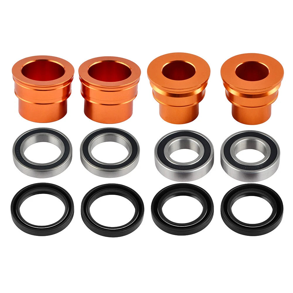 Wheel Spacers Bearings Seals for KTM 250 450 SX SXF XCF XCW EXC SMR (2003–2012)