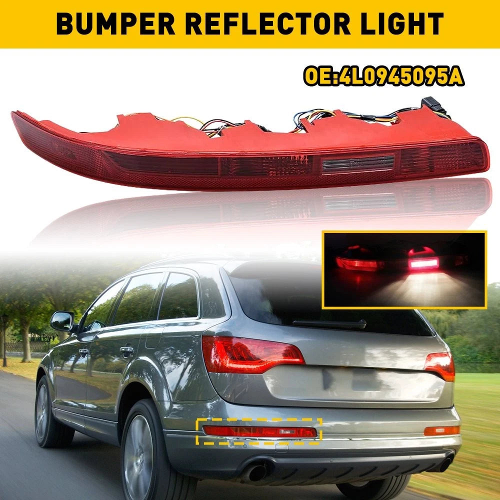 Rear Bumper Light Lower Reflector Tail Stop Lamp Left for Audi Q7 (2006–2015)