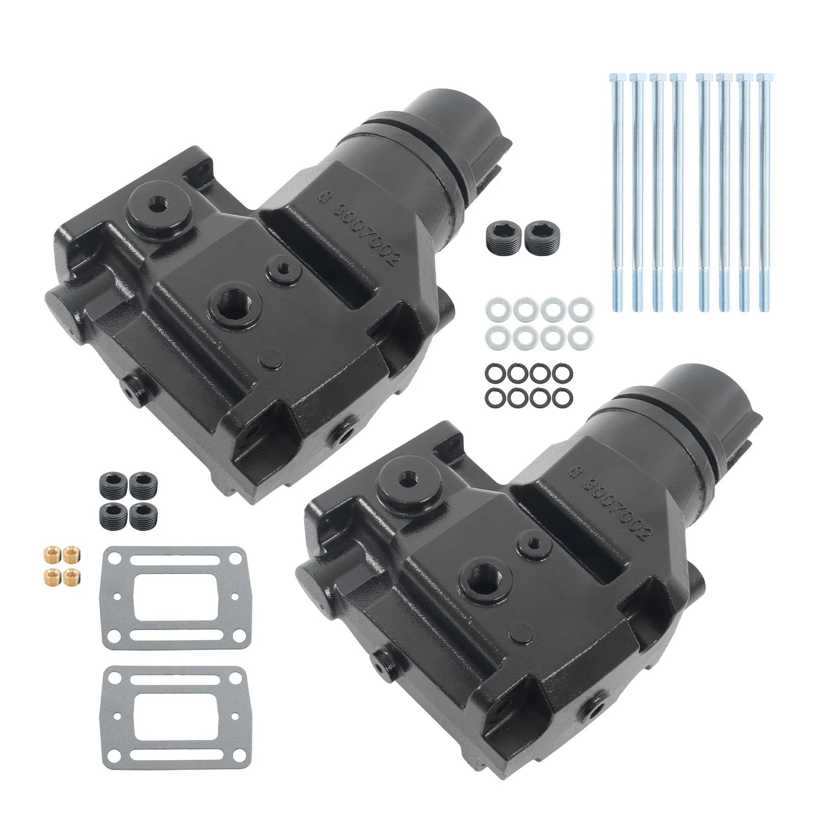 Set of 2 Exhaust Risers for OMC Volvo Penta