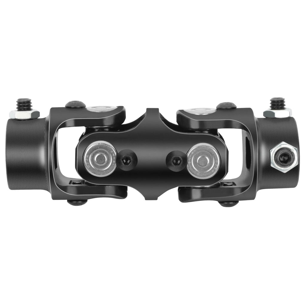 2X Black Universal Steering U-Joint Shaft 3/4" DD X 3/4" DD