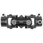 2X Black Universal Steering U-Joint Shaft 3/4" DD X 3/4" DD