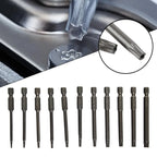 11-Piece Hex Screwdriver Bit Set for Workshop Security