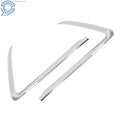 Set of 2 Chrome Bumper Fog Light Frame Trim Strips for Mazda CX-9 (2016–2022)