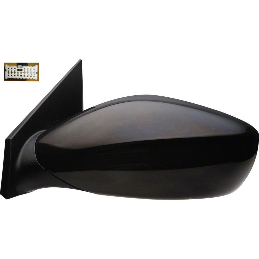 Power Door Mirror Replacement Driver Side w Ready to Paint for Nissan Juke (2011–2019)