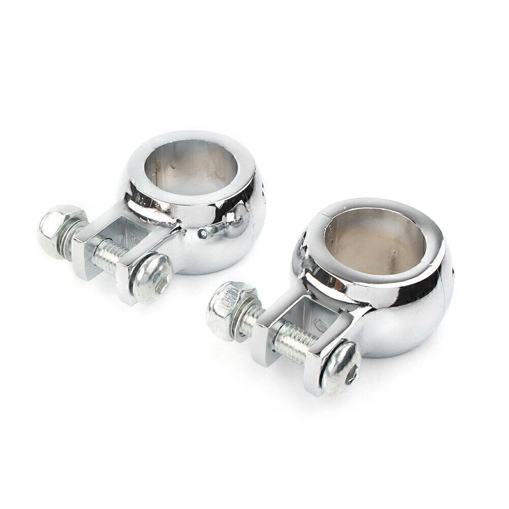 Engine Crash Bar Foot Peg Mount Clamp Bracket 1-1/4" for Harley