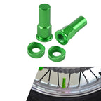 CNC Rim Lock Nuts Washers for Kawasaki KX KXF KDX KLX KFX (200–450)
