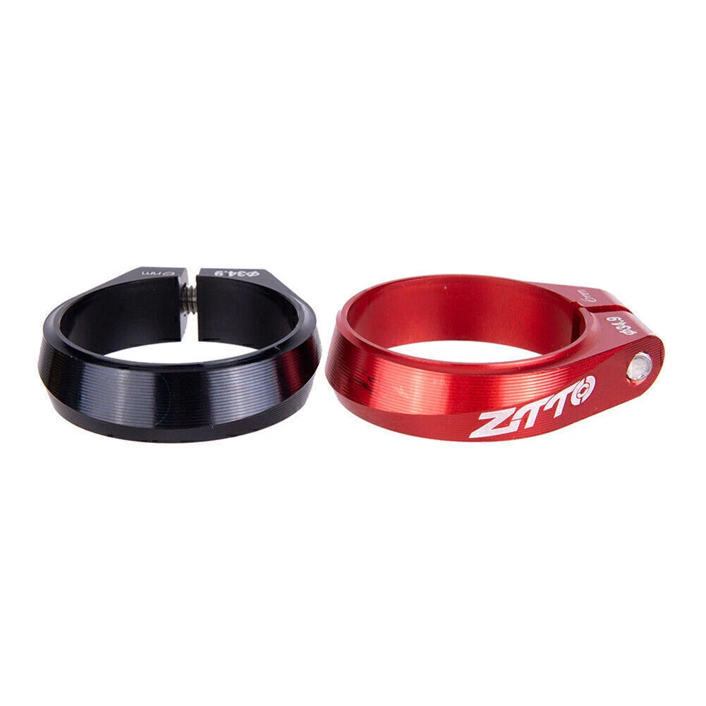 ZTTO 34.9mm Aluminum CNC Tube Clip Seatpost Clamp for Road Bike MTB