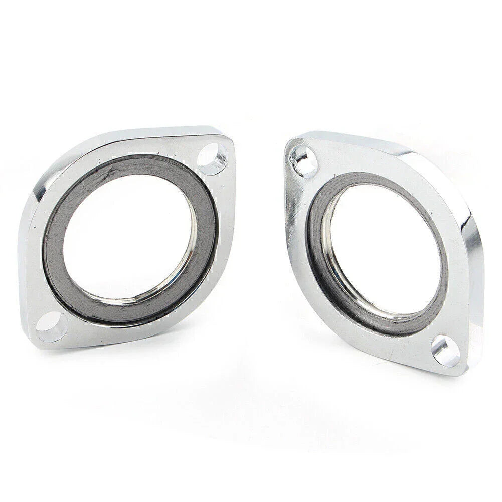 Exhaust Flange Kit with Gasket for Dyna Road Glide Electra Glide