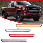 Set of 4 Clear Lens LED Side Marker Lamps for GMC Sierra 2500 3500
