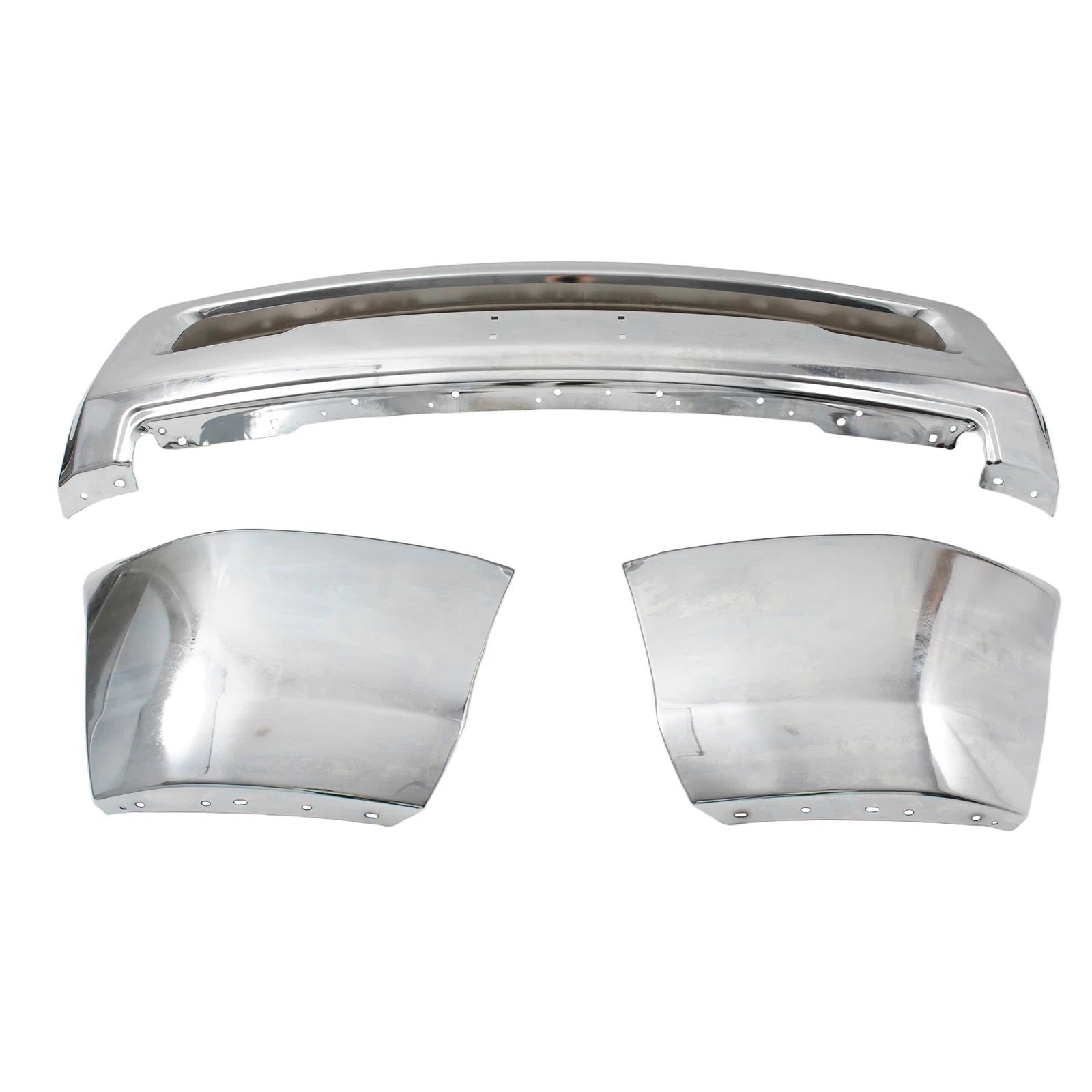 Front Bumper Face Bar Chrome Steel for RAM 2500 3500 (2011–2018)
