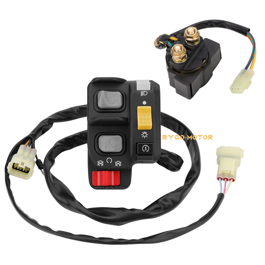 Handlebar Switch & Starter Relay for Honda Foreman 450 TRX450FE (1998–2004)