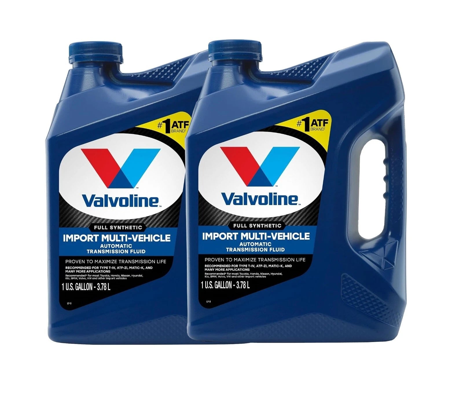 2 Gallons Valvoline Import Multi-Vehicle Full Synthetic Transmission Fluid