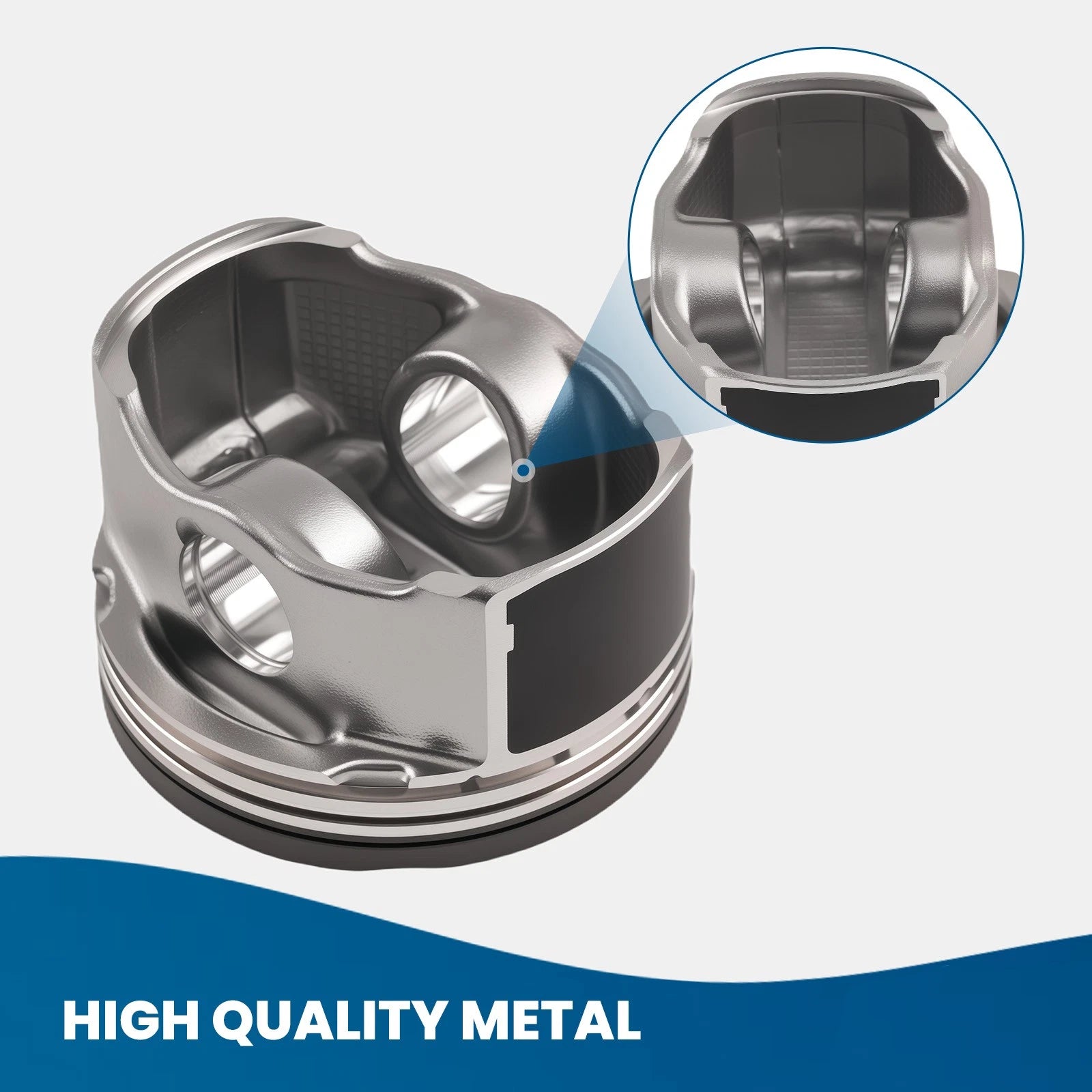 Piston Set with Rings for Scion tC xB Toyota Matrix 2.4L (2007–2013)
