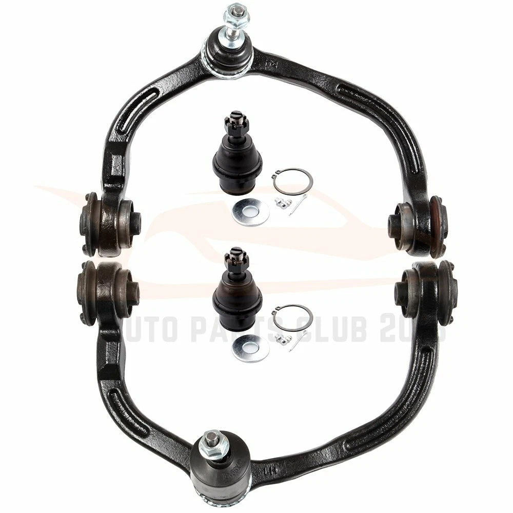Set of 4 Suspension Ball Joints & Control Arms for Navigator 4WD 