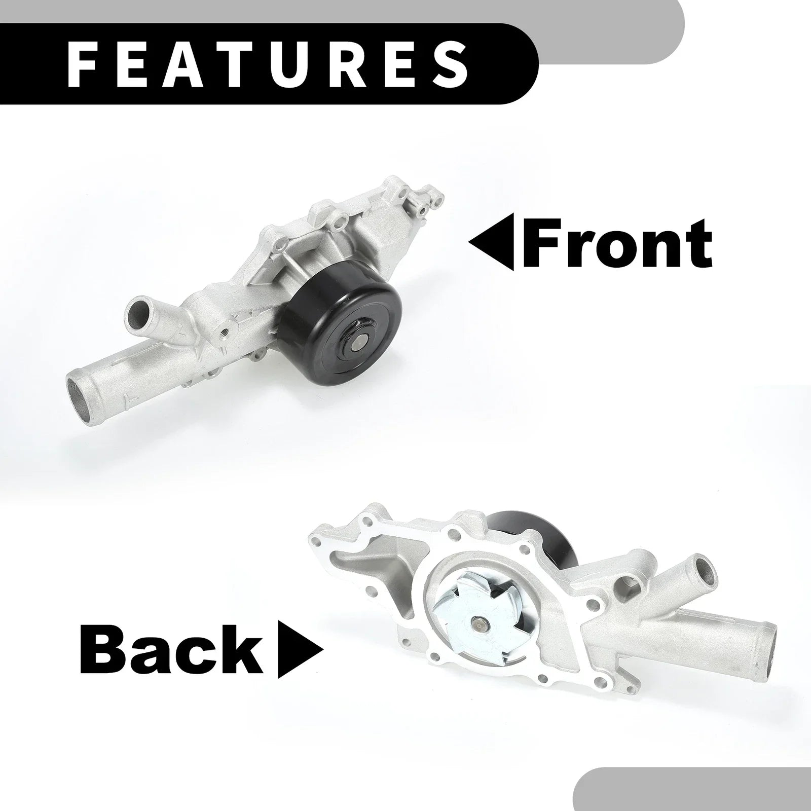 Water Pump with Gasket for Mercedes-Benz C-Class (2007-2008)