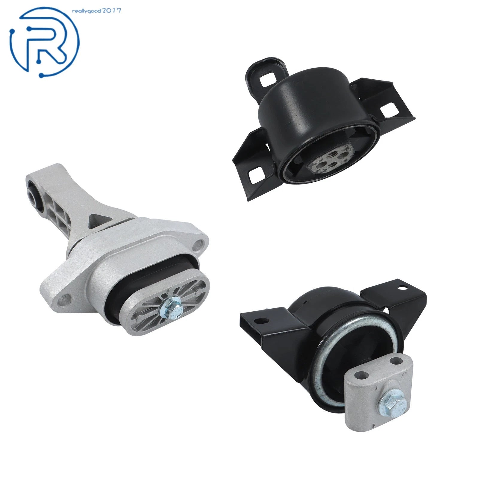 Set of 3 Engine Motor & Transmission Mounts for Chevy Aveo Pontiac Wave (2004–2011)