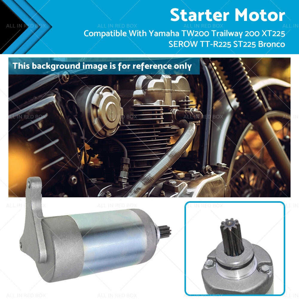 Motor Starter for Yamaha TW200 XT225 SEROW TT-R225 ST225 (2001–2023)