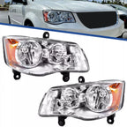 Headlights Set for Dodge Grand Caravan (2011–2019) & Chrysler Town & Country (2008–2016)