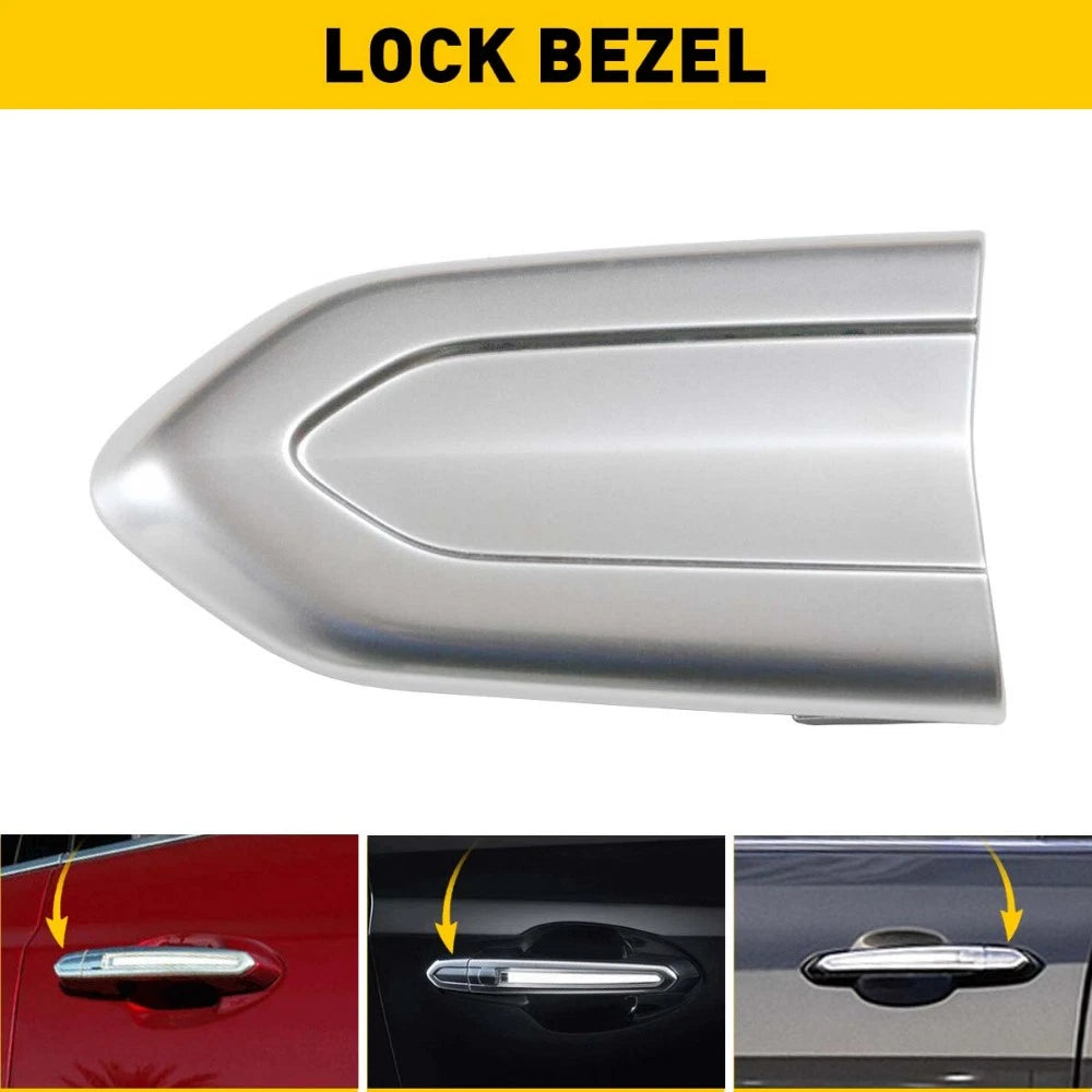 Chrome Door Lock Cylinder Cover Trim Cap for Cadillac ATS XTS CTS (2013–2019)
