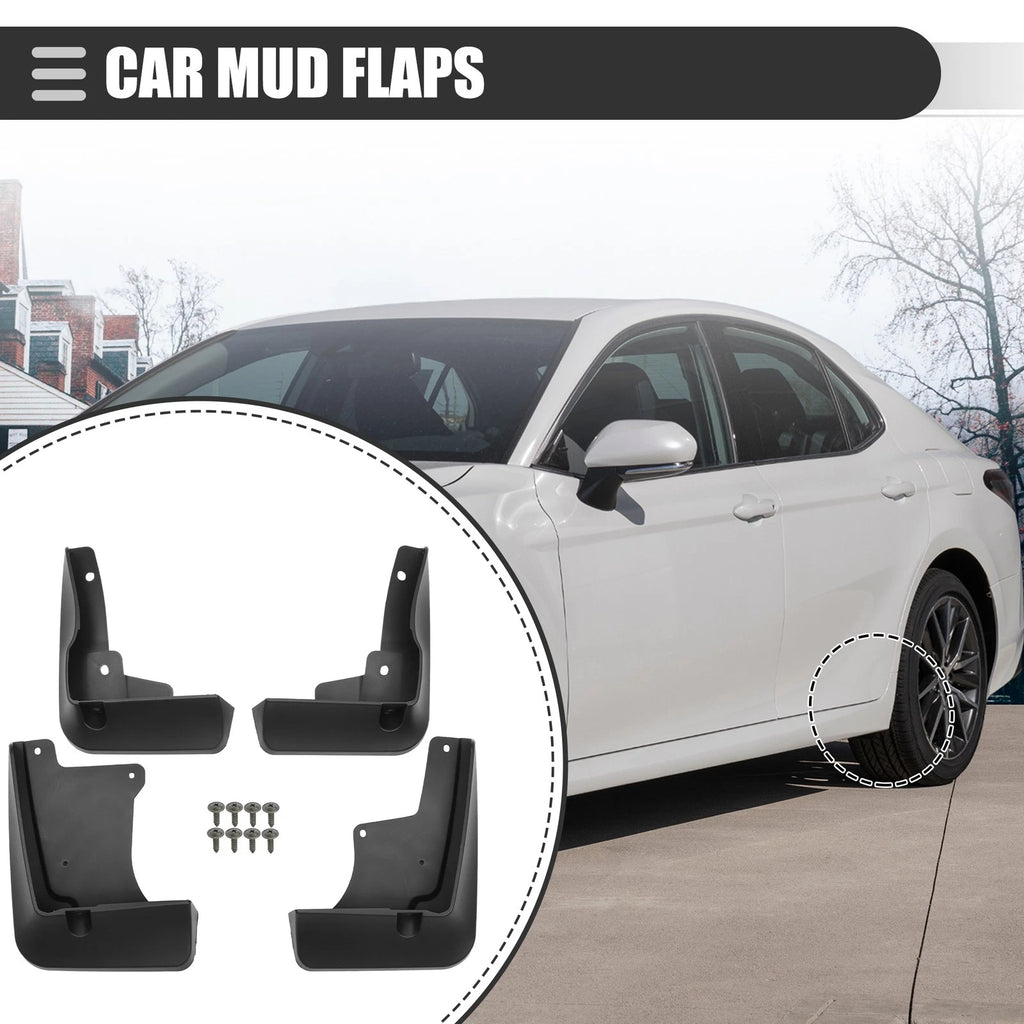Set of 4 Mud Flaps Splash Guards for Toyota Camry (2018–2022)